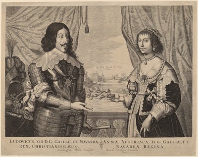 Le roi Louis XIII de France et Anne d