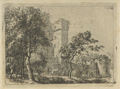 Ruine du château Duurstede - Cornelis van Hardenbergh