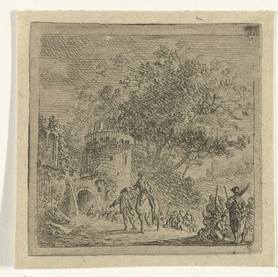 Soldats près d