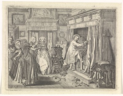 Scène de chambre - Cornelis van Kittensteyn