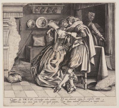 Tactus (toucher), tiré de Les cinq sens - Cornelis van Kittensteyn