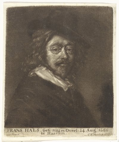 Portrait de Frans Hals avec un chapeau - Cornelis van Noorde (attributed to workshop of)