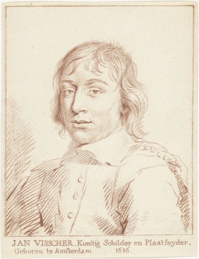 Portrait de Jan de Visscher - Cornelis van Noorde