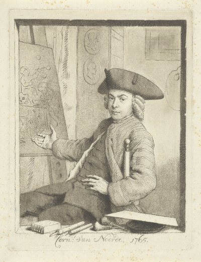 Autoportrait de Cornelis van Noorde - Cornelis van Noorde