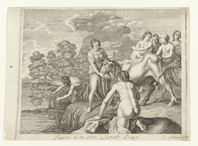 Jupiter enlevant Europe - Cornelis van Poelenburch (possibly)