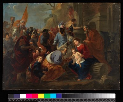 Adoration des Rois - Cornelis van Poelenburgh