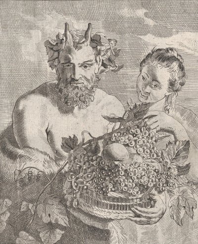 Satyre et Bacchante - Cornelis van Poelenburgh