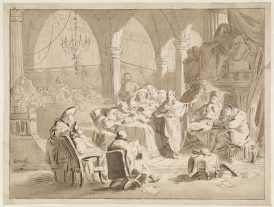 Le Christ à douze ans dans le temple - Cornelis van der Griendt