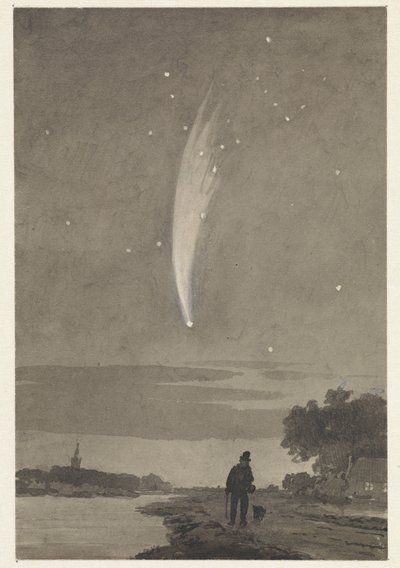 La comète de Donati, 10 octobre 1858 - Cornelis van der Griendt