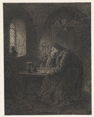 Savant dans son cabinet de travail - Cornelis van der Griendt