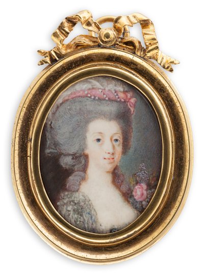 Portrait de Sophia Magdalena de Danemark 1746-1813, reine de Suède - Cornelius Høyer