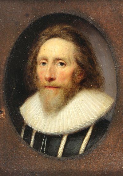 Un gentleman en pourpoint noir fendu, 1639 - Cornelius I Johnson