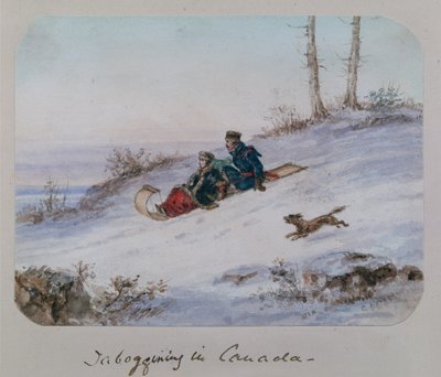 Luge au Canada - Cornelius Krieghoff