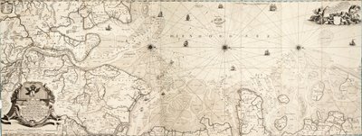 Carte de la mer du Nord - Cornelius Martin Wohlers