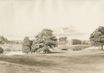 Betley Hall - Cornelius Varley