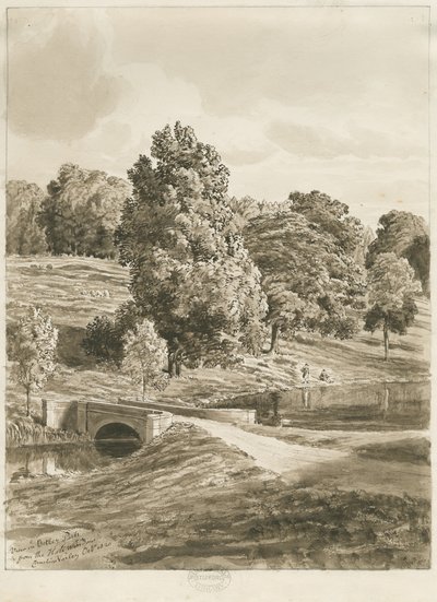 Parc de Betley, octobre 1820 - Cornelius Varley