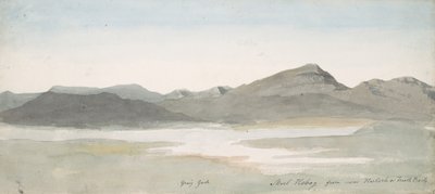 Craig Goch, Moel Hebog, nord du Pays de Galles, vers 1802 - Cornelius Varley