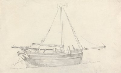 Bateau de pêche "Providence" de Scarborough - Cornelius Varley