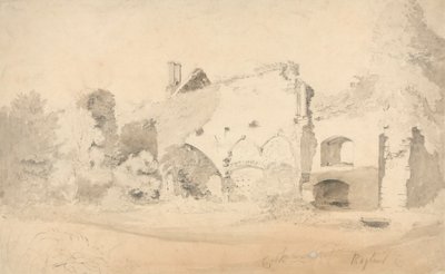 Château de Raglan - Cornelius Varley