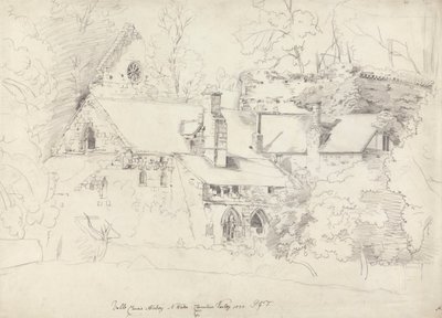 Abbaye de Valle Crucis, Denbighshire - Cornelius Varley