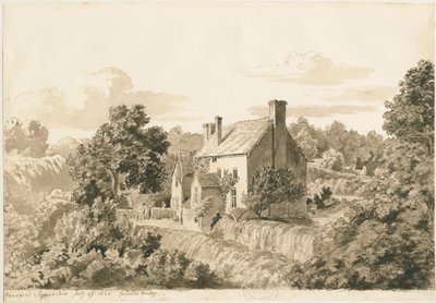 Woodford - Cottages - Cornelius Varley