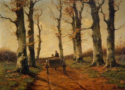 Un chemin de campagne, c.1880 - Cornelius Westerbeek Jrn.