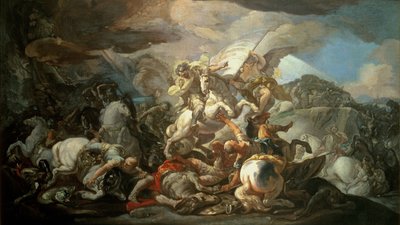 La Bataille légendaire de Clavijo, où le roi asturien Ramiro I (791-850) a vaincu les musulmans avec l