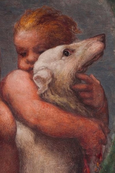 Parme, Camera di S. Paolo, Putto - Antonio da Correggio