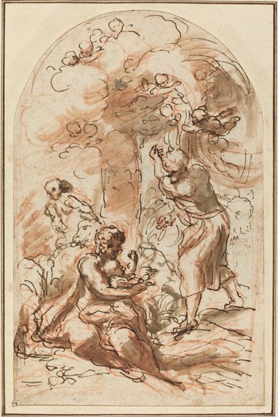 Étude pour la "Madonna della Scodella" - Correggio