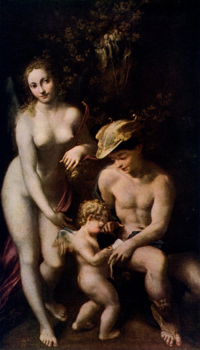 Vénus avec Mercure et Cupidon (L
