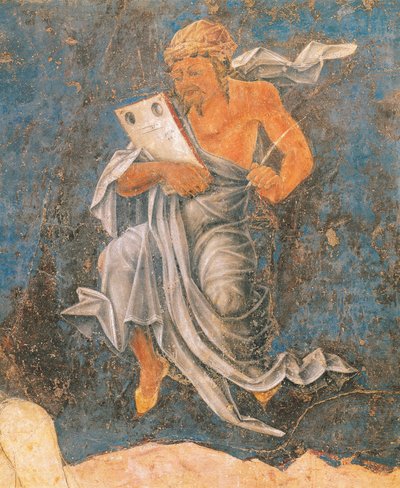 Doyen, détail (Vierge du Signe, scène du Mois d