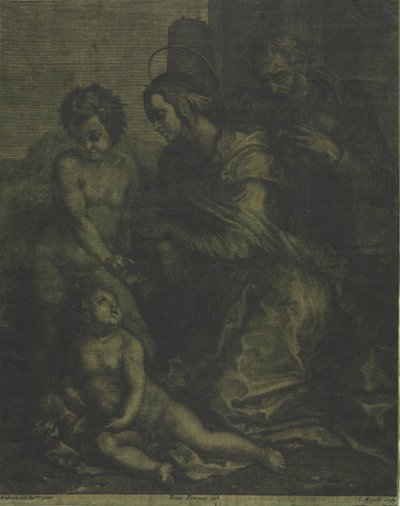 La Sainte Famille avec Saint Jean - Cosimo Mogalli