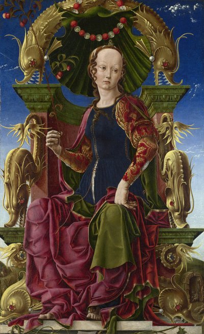 Une muse Calliope, 1455-1460 - Cosimo Tura