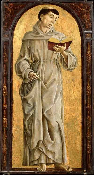 Saint Antoine de Padoue (1195-1231) lisant - Cosimo Tura