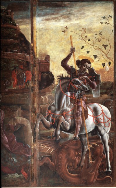 Saint Georges et le Dragon (détail) - Cosimo Tura