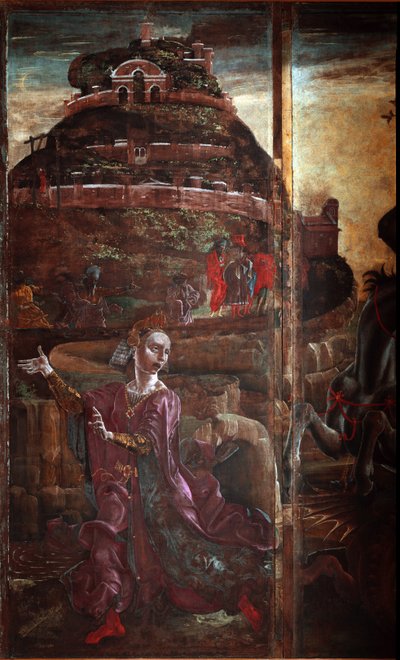 Saint Georges et le Dragon (détail) - Cosimo Tura