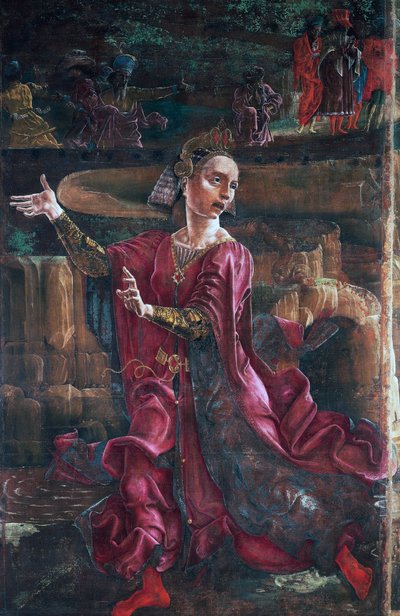La princesse, détail de Saint Georges et la Princesse (ou Saint Georges et le Dragon) - Cosimo Tura