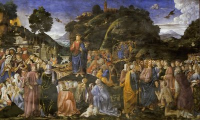 Le Sermon sur la montagne, 1481-1482 - Cosimo di Lorenzo Rosselli