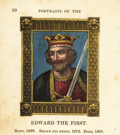 Portrait du roi Édouard Ier d
