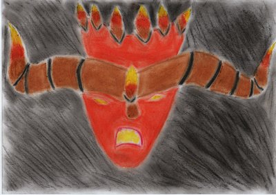 Monstre de feu - Crazy Artist