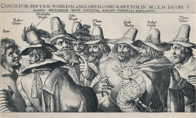 Les Conspirateurs de la Conspiration des Poudres, 1605 - Crispijn de Passe I