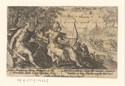 Méléagre et Atalante - Crispijn van de Passe (I)