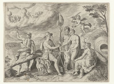 Le Jugement de Paris - Crispijn van de Passe (I)