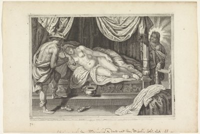 Apollon et Mercure visitent Chioné - Crispijn van de Passe (II)