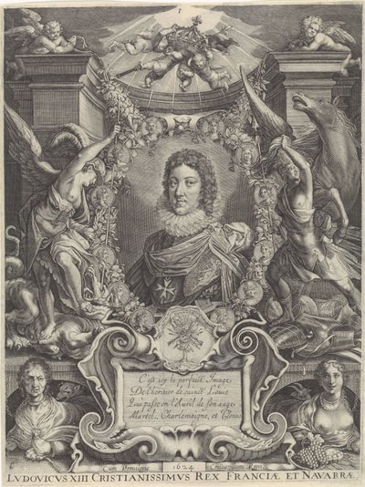 Portrait en buste de Louis XIII - Crispijn van de Passe (II)