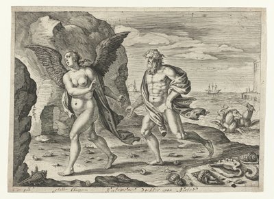 Coronis et Neptune - Crispijn van de Passe (II)