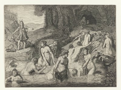 Diane transformant Actéon en cerf - Crispijn van de Passe (II)