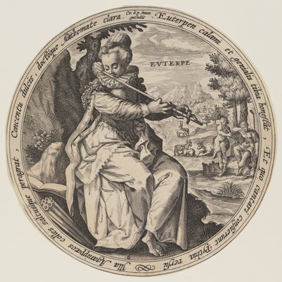 Calliope, extrait des Muses - Crispijn van de Passe I