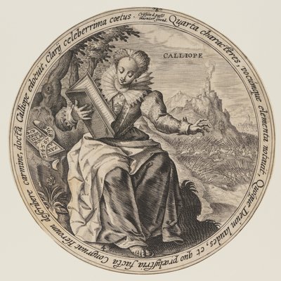Clio, des Muses - Crispijn van de Passe I