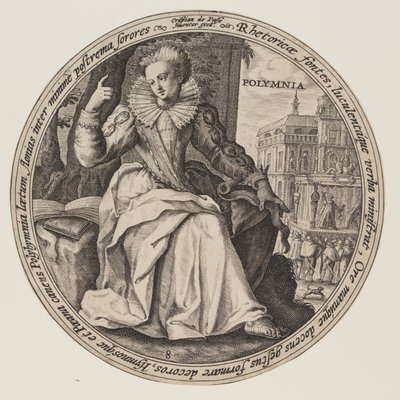 Erato, extrait de The Muses - Crispijn van de Passe I